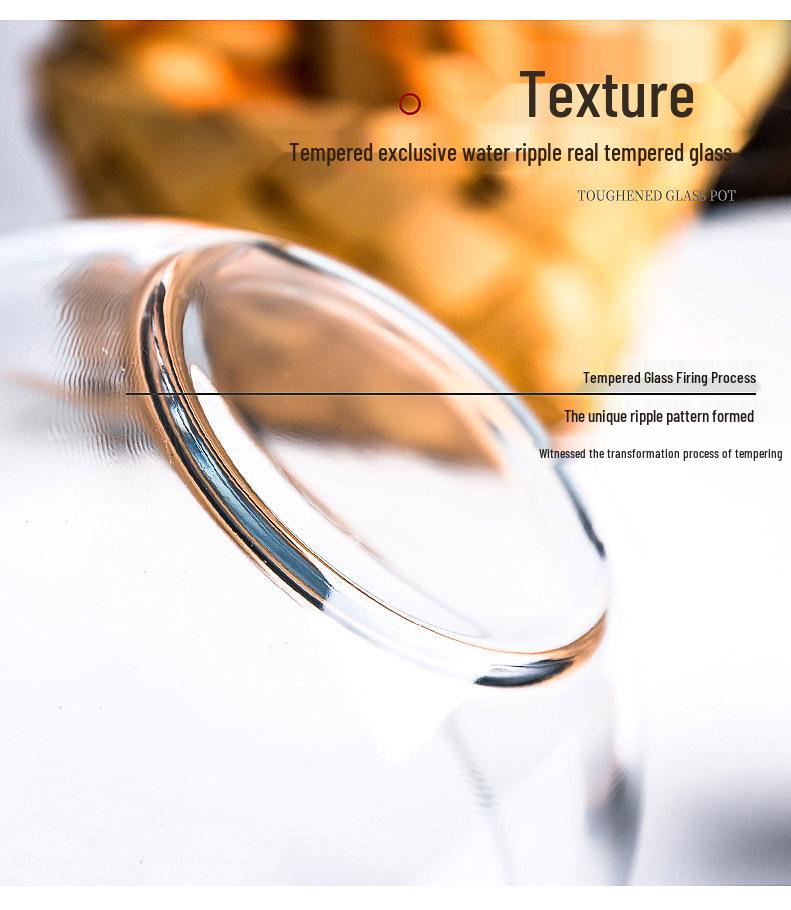 Heat-Resistant Crystal Glass Pot with Lid for Oven & Microwave; Double-Ear Soup Bowl for Steaming & Stewing.