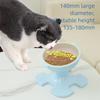 High Footed Raised Cat Bowl Neck Protection Cat Food Plate Protect Spine Dog Feeding Bowl  Puppy