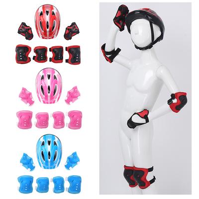 Kids Protective Gear Set Kids Helmet Knee Elbow Wrist Pads for Bike Skateboard Roller Bicycle Skateboard