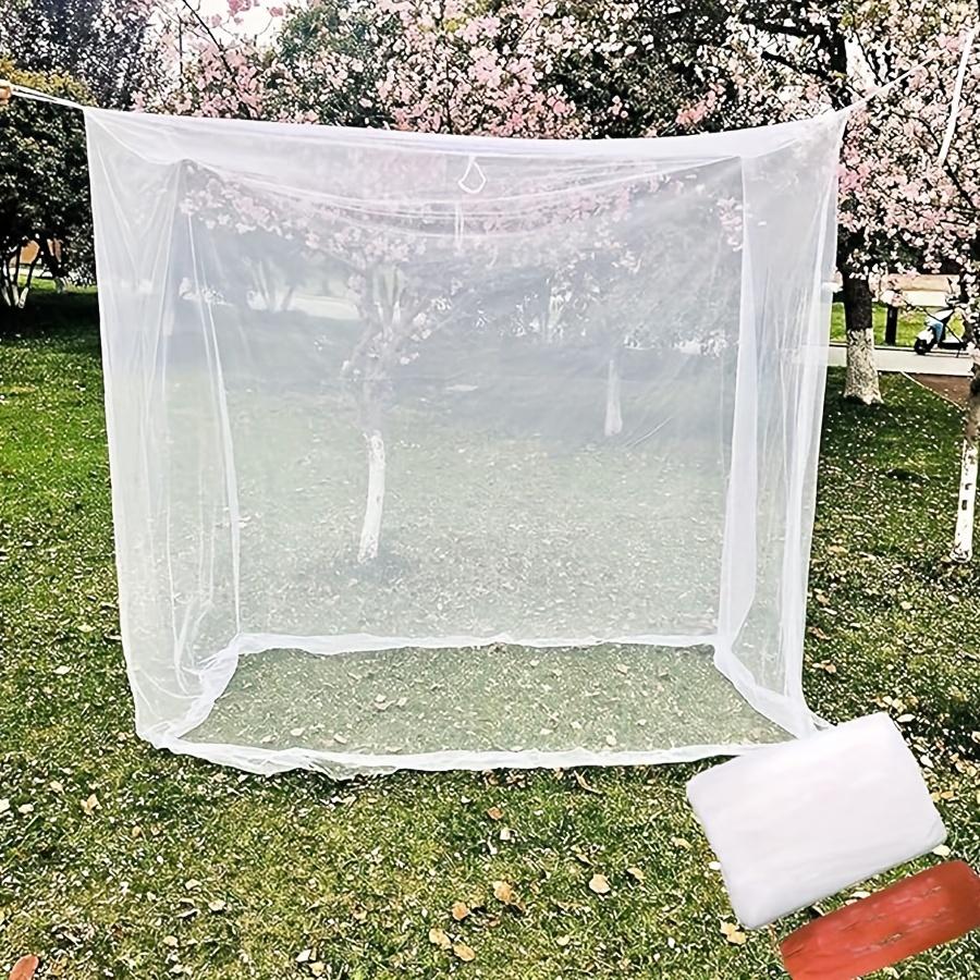 [1pc Ultra-Large Mosquito Net] 1pc Ultra-Large King Size Mosquito Net Tent |300D Mesh, 15 Holes, Durable & Easy Setup