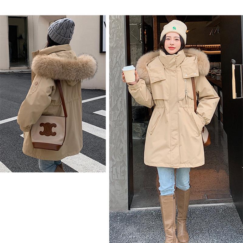 Autumn and Winter Plus Velvet Jacket Women's Loose Cotton Jacket Short Hooded Style Overcomes Casual Cotton Jacket