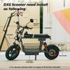 iScooter DX5 Electric Scooter 15.6Ah 16'' Tires NFC Start  60-72KM Range Adult scooter Max Load 150KG escooters