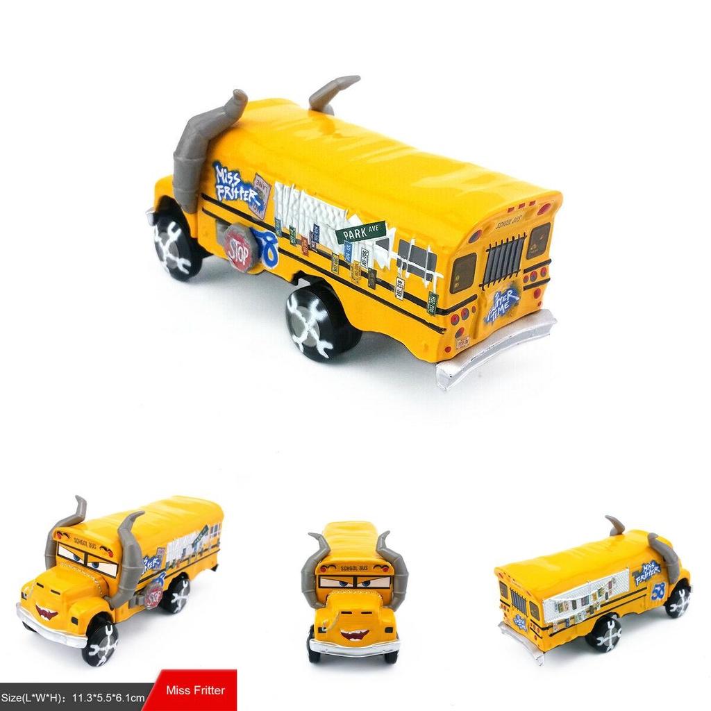 Vibrant Yellow Miss Fritter Diecast Toy Car For Kids Ideal For Holiday Gifts
