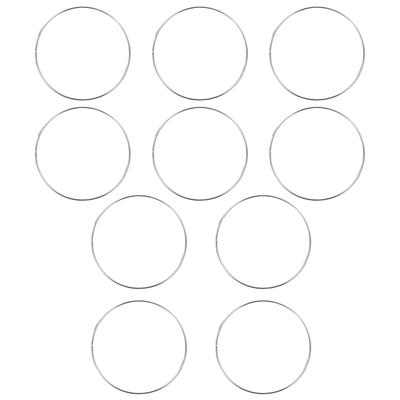 10 Pcs Metal Catcher Rings Round Macrame Rings DIY Flower Wreath Rings Plating Ring Garland Frames Home Decoration ( 10cm )