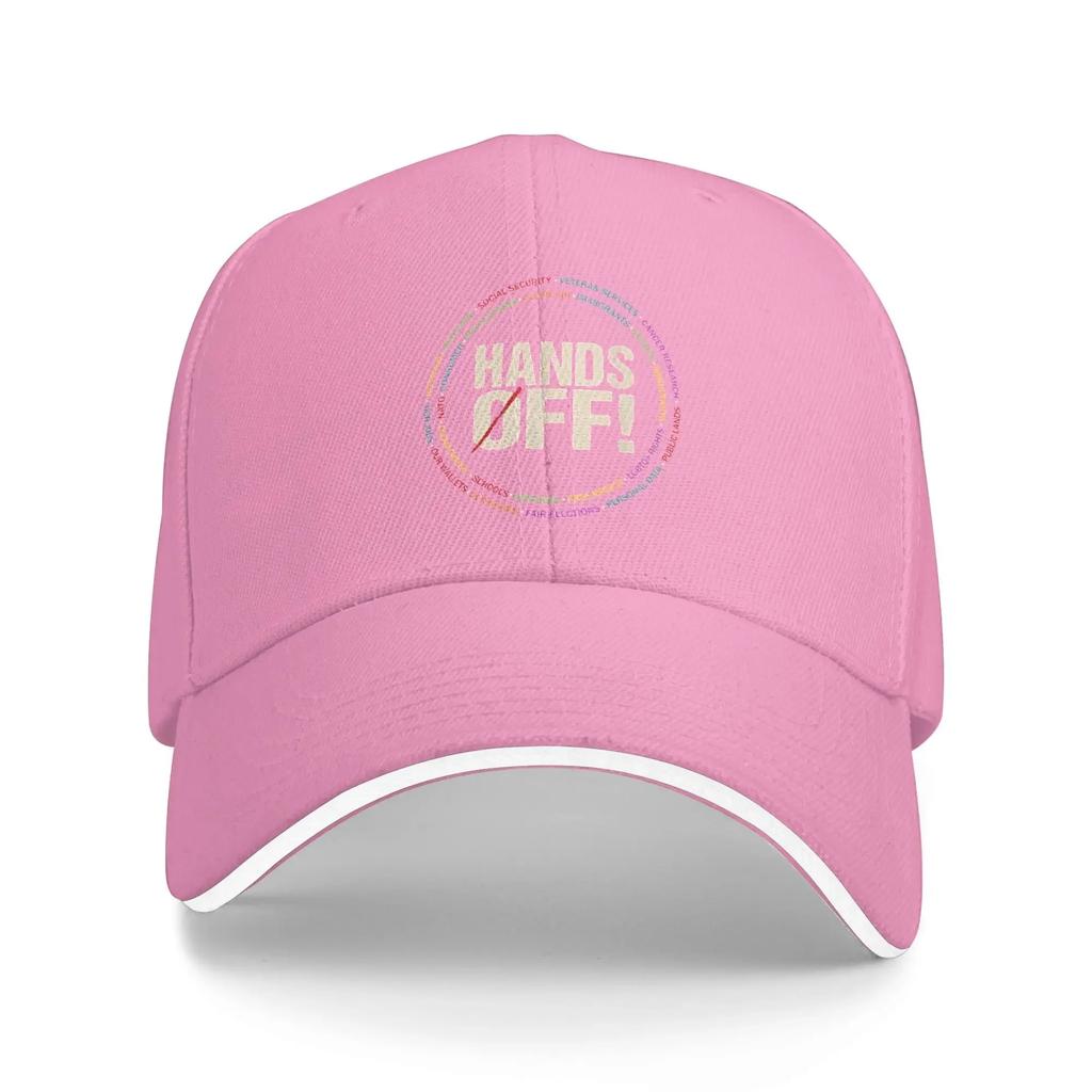 Summer Casual Baseball Cap Hands Off Protest Social Security And Medicare Protest Kpop Rock Hat Women Men Sun Visor Vintage Caps