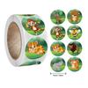 500Pcs Easter Stickers Self Adhesive Paper Sticker Happy Easter Party Gift Package Envelope Seal Decoration Cake Baking Labels