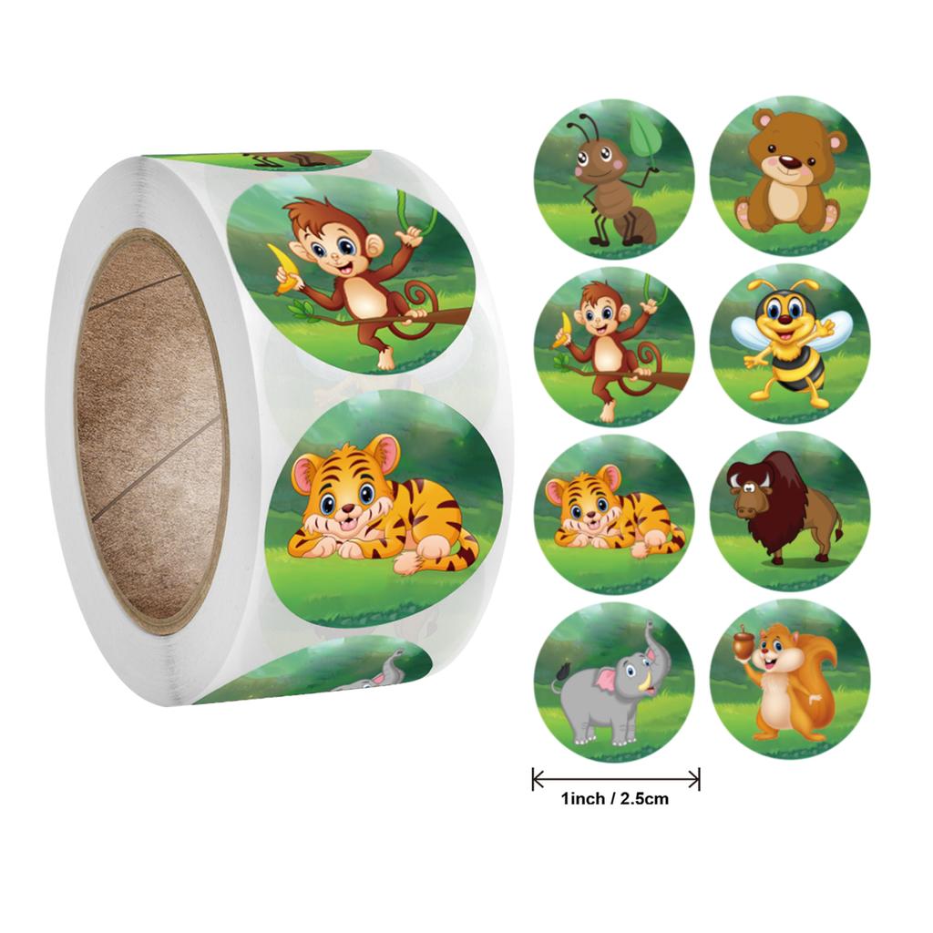 500Pcs Easter Stickers Self Adhesive Paper Sticker Happy Easter Party Gift Package Envelope Seal Decoration Cake Baking Labels