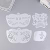 Face Paint Stencils Professional Body Art Paint Stencils Reusable For Adults Kids Easily Use Templates For Parties Makeup Tools