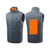 Men's Smart USB Heated Vest - Multi-Zone, Safe Electric Heating, Stand-Up Collar, Constant Temperature