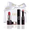 Lipstick Two-piece Set: Blue Gold Lipstick #720 Sandalwood Nude Velvet + Stunning Lipstick #120 Lacquer Rose Nude Powder