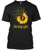 Jersey Girl Sunflower T-Shirt Made In the USA Size S To 5XL