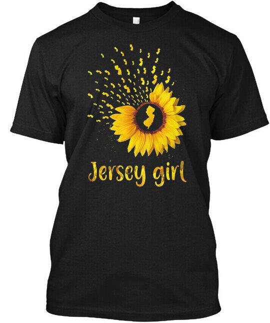 

Jersey Girl Sunflower T-Shirt Made in the USA Size S to 5XL 2XL