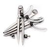 Adjustable Steel Wing Divider Edge Creaser Cross Line Compasses Compass-Circle Maker  Woodworking