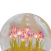 Tulip Night Light Tabletop Ornament Home Decor Simulation Flower Lamp Bedside Table