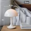 Nordic Rechargeable LED Mushroom Table Lamp Desk Light for Living Room Bedroom Study Lighting Fixtures