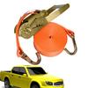 Truck Tie Down Straps 15m Wear-Resistant Ratchet Strap Thickened Truck Straps Cargo Straps Self-Locking Rope Tightener For
