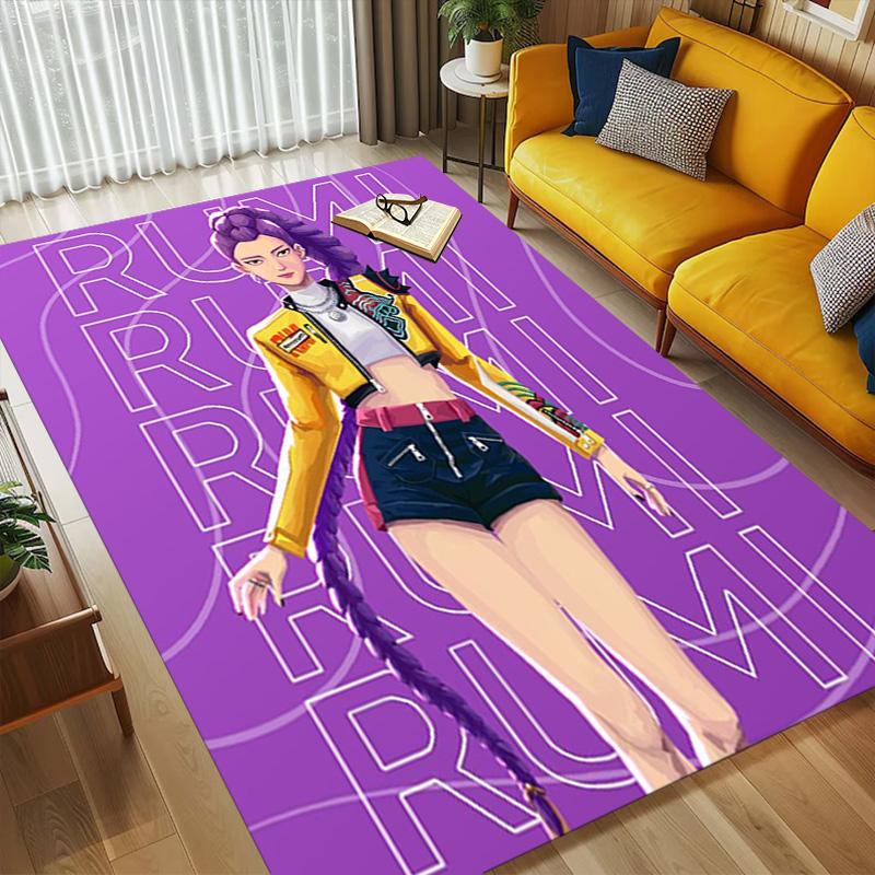 Purple Power Living Room Non-Slip Area Rug Soft Carpet for Bedroom Game Playroom Sofa Office Home Decor Doormat Christmas Gift C9211262