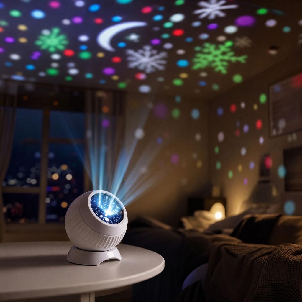 Rotating Projection Light with Effect for Home Decor and Party