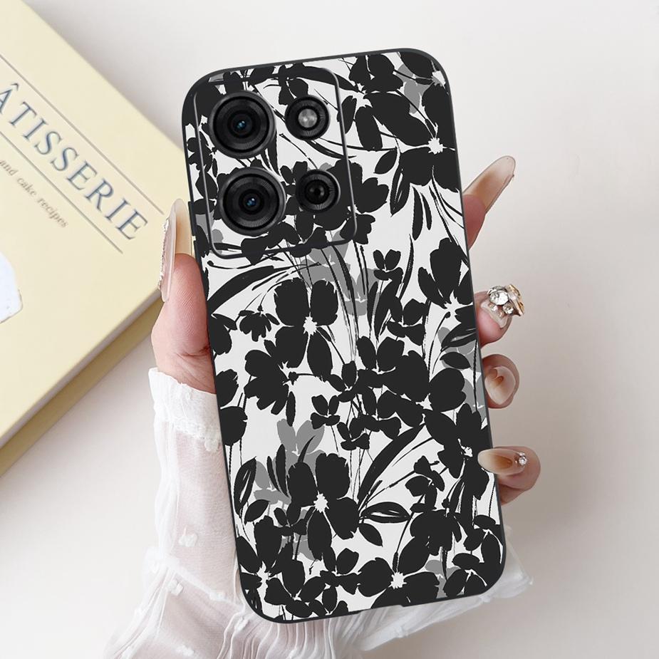For Motorola Moto G15 Case MotoG75 XT2437-2 New Luxury Candy Painted Cover Soft TPU Phone Cases For Moto G75 G 15 MotoG15 Bumper