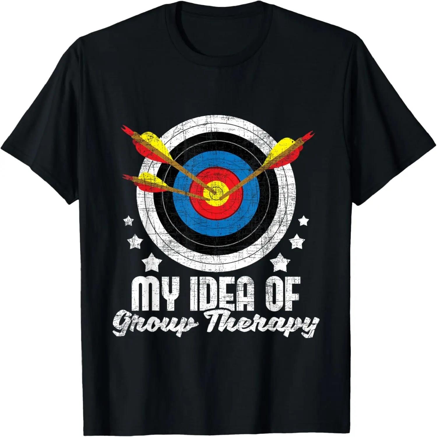 My Idea Of Group Therapy - Archery Archer Bowhunting Bows T-Shirt XXXXXL разноцветный