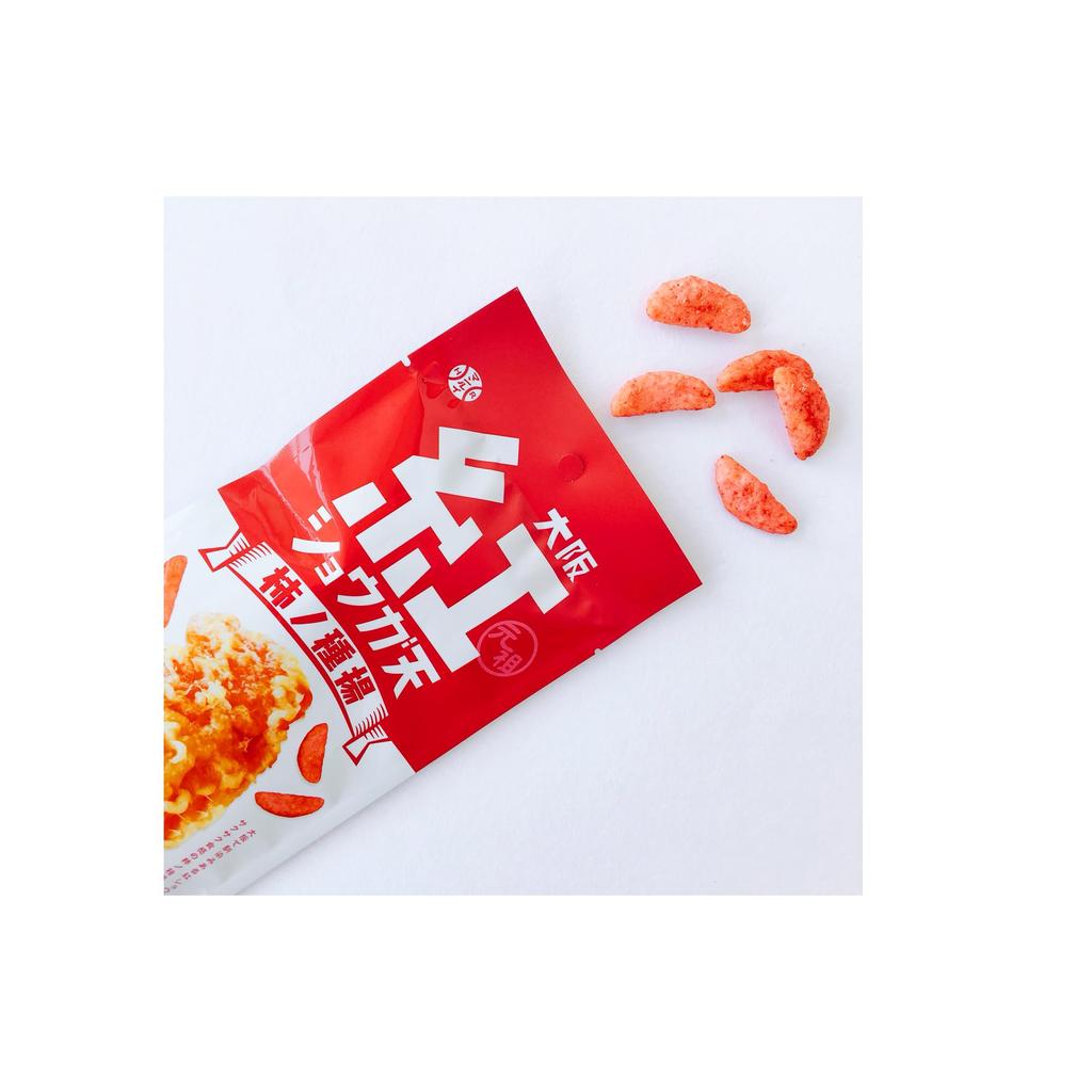 Creative Packaging Osaka Red Ginger Tempura Persimmon Seeds 50g x 10 bags