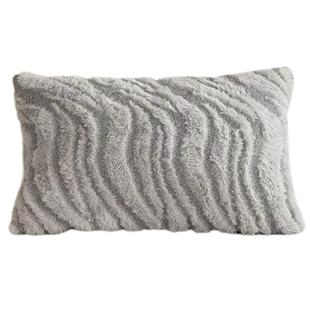 High End Water Wave Pattern Cushion Cover Durability Plushes Pillowcase Perfect for Home and Office Setting 45x45cm