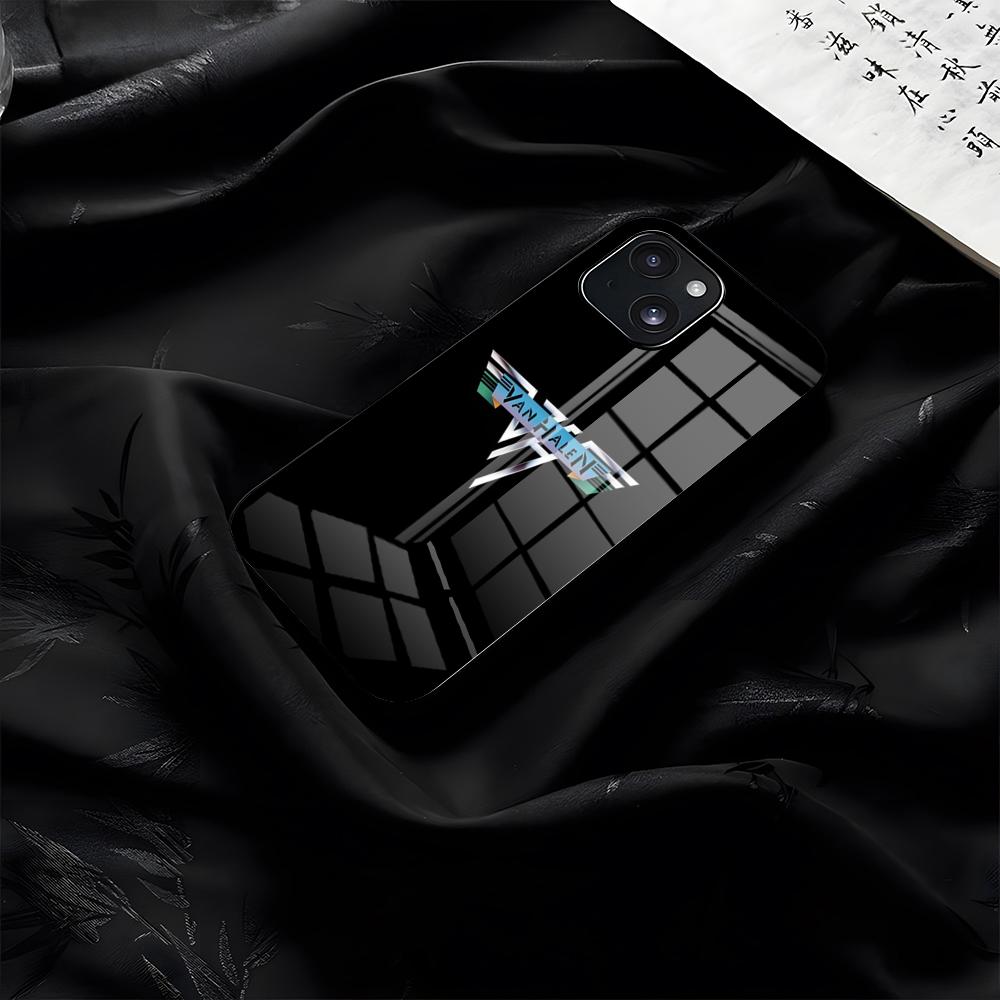 

Van-halens-Rock Band Phone Case For IPhone 17 Pro Max 16 15 14 Pro Max 13 11 Plus Glass Cover iPhone 11 Pro