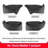 for Tesla Model Y Juniper 2025 Car Door Side Storage Box Door Suede Protector Storage Organizer Accessories Handle Phone Holder