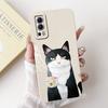 Lovely Painted Phone Case For Vivo Y72 5G Y75s Y52 5G Silicone Anti-knock Soft Cover Funda For Vivo iQOO Z3 Panda Cat Animals