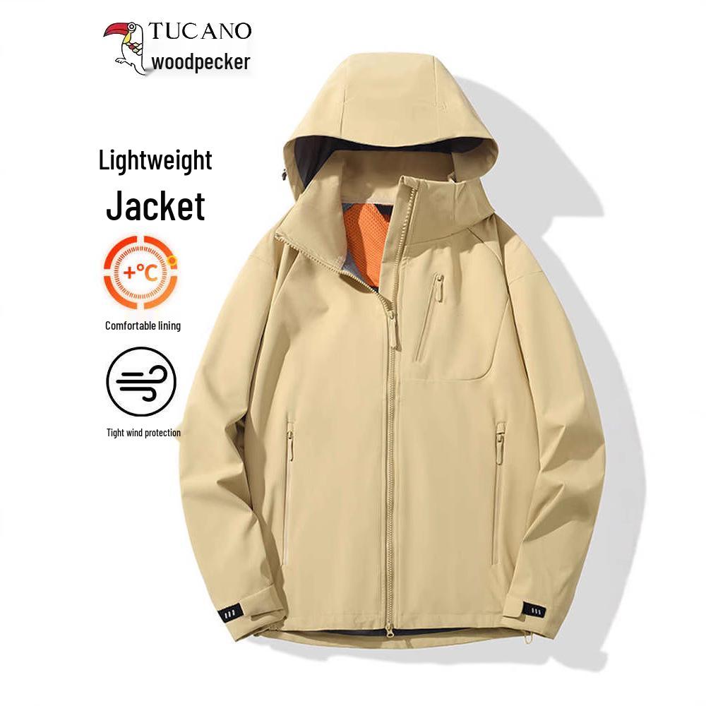 

Женская демисезонная ветрозащитная спортивная куртка Woodpecker 3XL