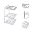 Pot and Pan Organizer Pot Storage Rack Adjustable Pan Stand Versatile Pan Holder