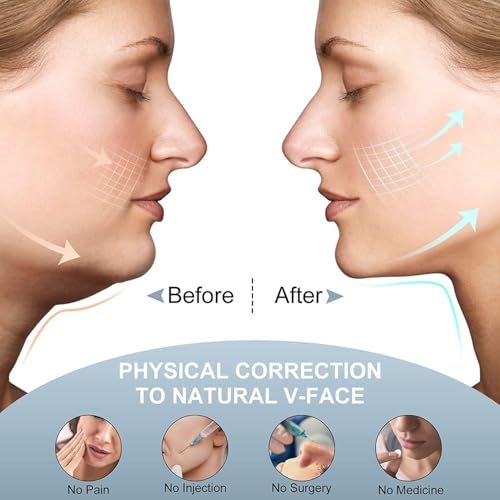 ChaneeHann Reusable V-Line Face Mask, Breathable & Skin-Friendly Slimming Face Lifting Strap for Facial Contouring