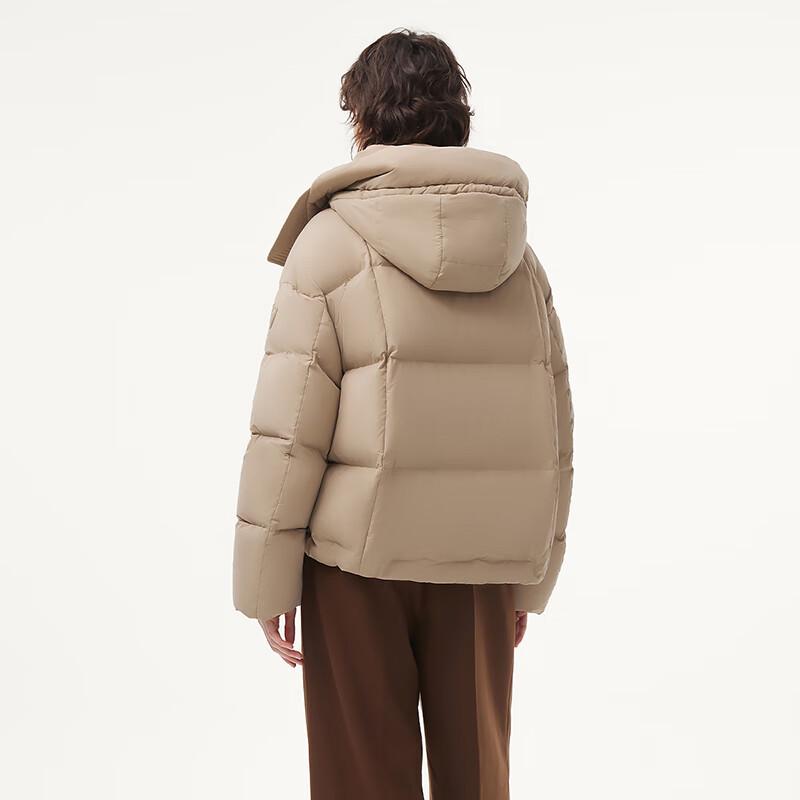 Tanboer Women's Short Hooded Down Jacket