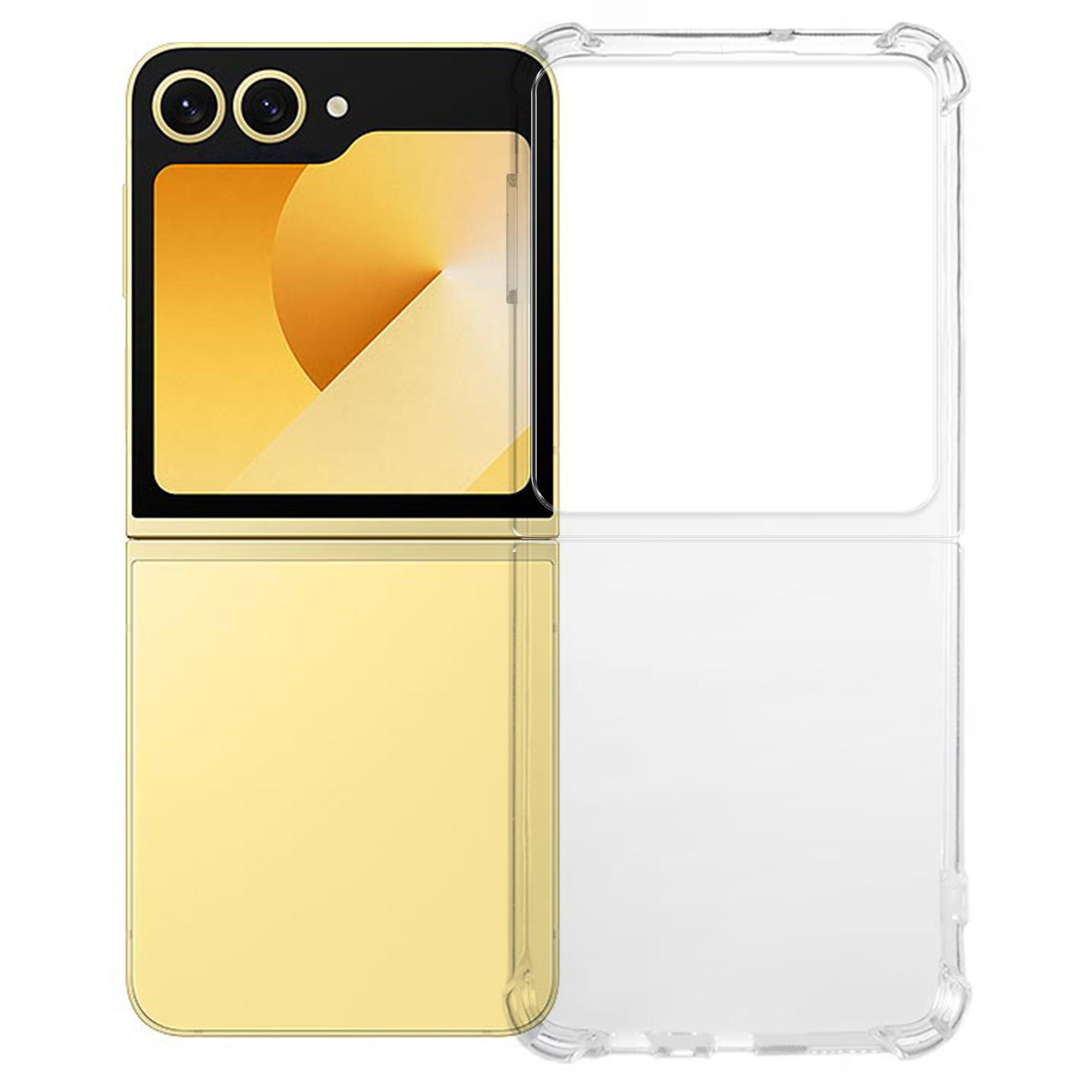 

KALEBOL For Samsung Galaxy Z Flip7 5G Case 1.5mm TPU Transparent Anti-Drop Phone Cover A