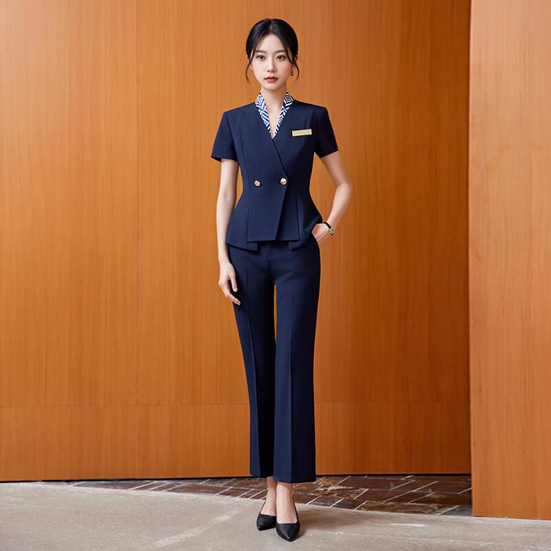 Женский летний профессиональный костюмный набор M