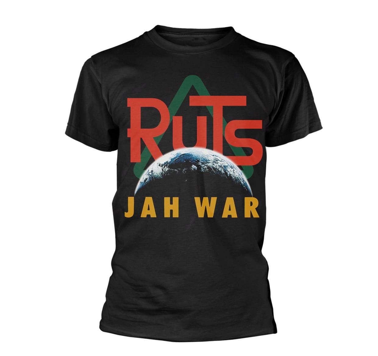 RUTS, THE - JAH WAR BLACK T-Shirt Small XXXXL
