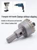 Multi-tooth Stainless Steel Alloy Drill Bit for Round Pipe Holes (19.5, 22, 25, 32)