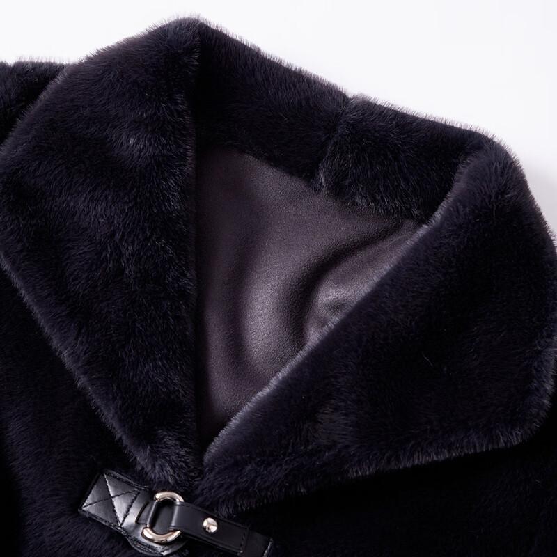 Women's Faux Mink Fur Winter Lapel Coat