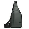 Lightweight Men'S Chest Bag, Casual Nylon Crossbody Bag,Hiking Multipurpose Sling Bag For Outdoor Sports & Daily Commute