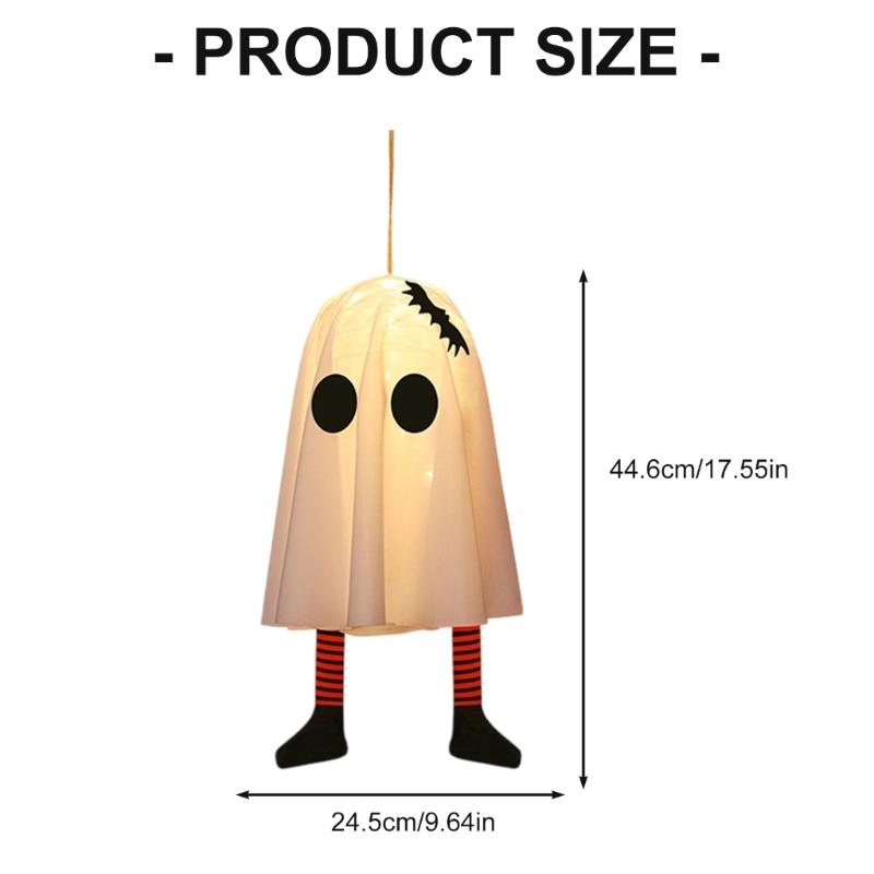 Glowing Halloween Specter Ornament Light Decorative Hanging Decoration With LED For Eerie Party Home Decoration