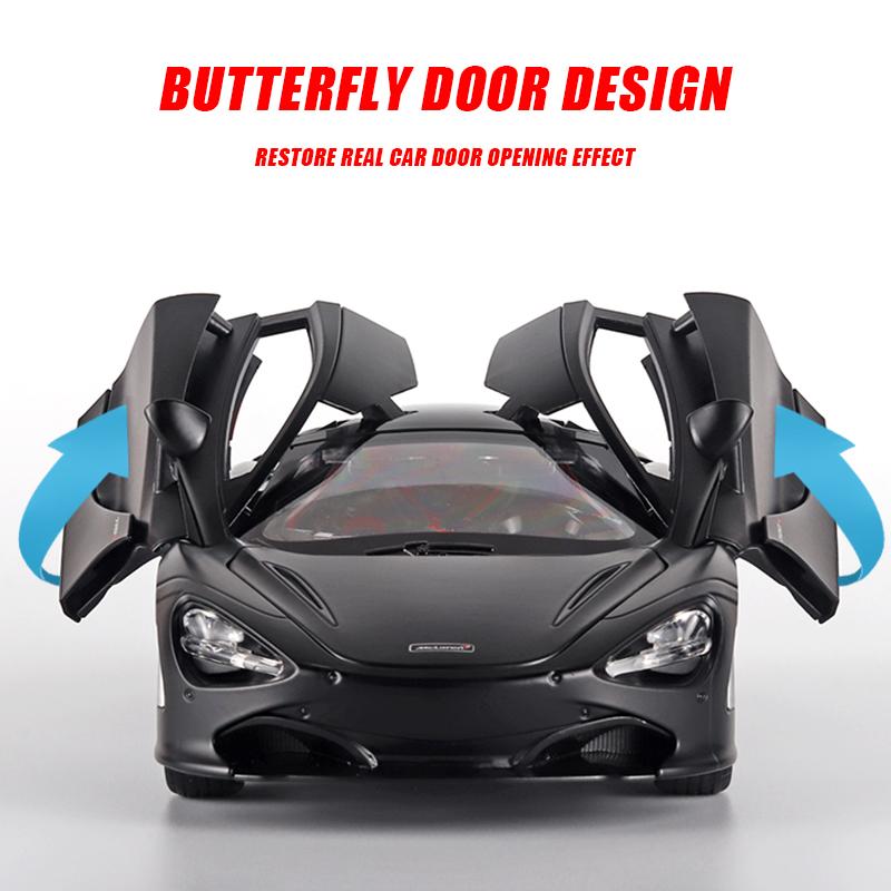 1/24 Scale McLaren 720S Alloy Sports Car Model Diecast and Toy Metal Vehicle Car Model High Simulation Collection Gift for Children