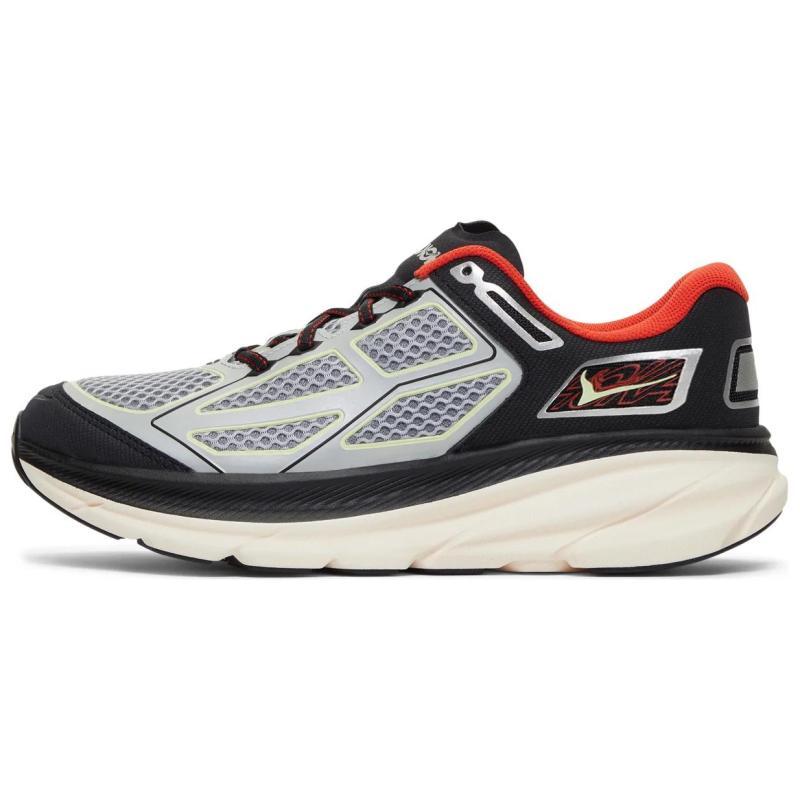 HOKA ONE ONE Clifton One9 Habanero Black Sneakers 1155370-HBN 40.5