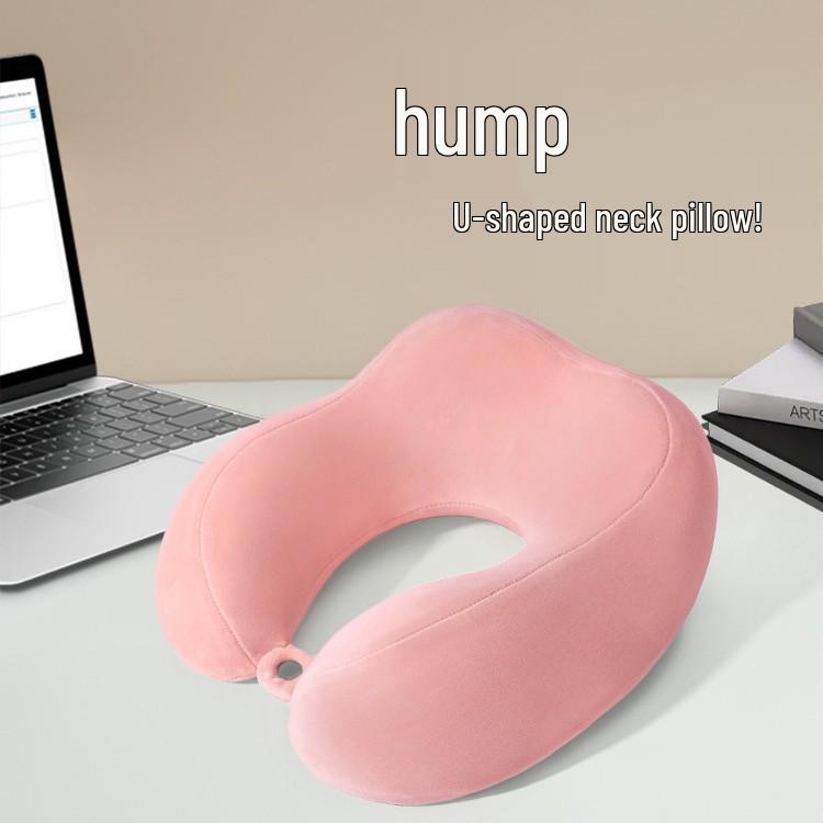 U-Shaped Memory Foam Neck Support Pillow with Custom Logo for Travel and Promotions