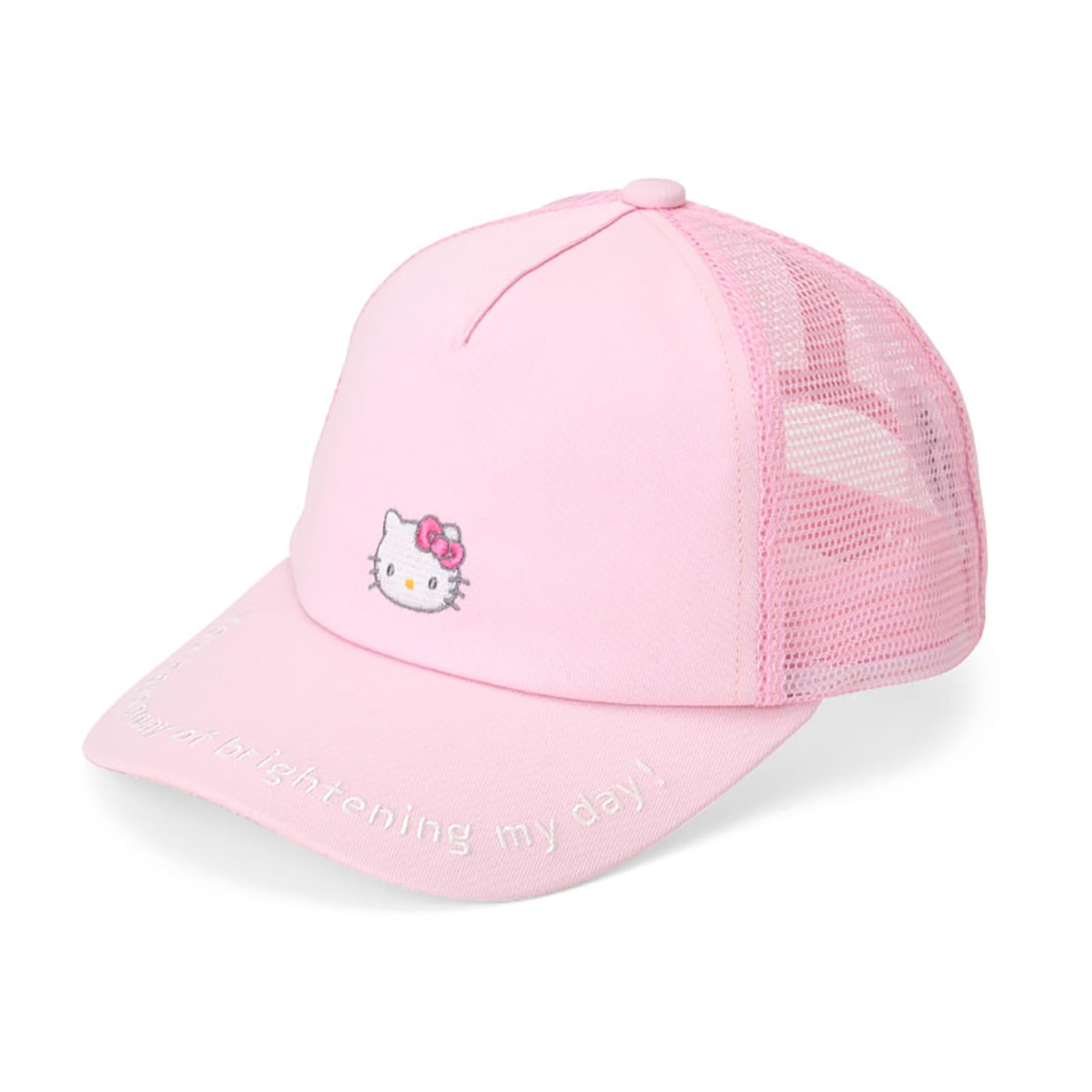 

Sanrio Mesh Hello UV Sun 466000 Kids Cap, Kitty, Hat, 100% Cotton, Mesh 100% Polyester, Protection, Protection,