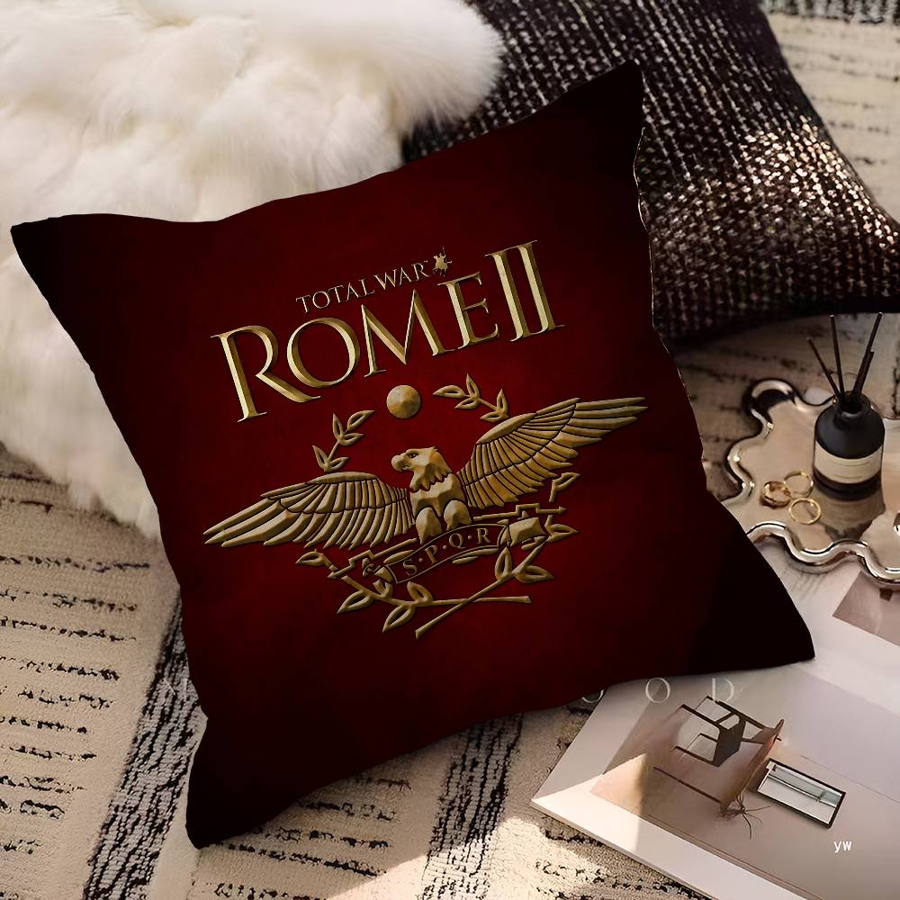 Roman S-SPQRS Office Cushion Pillowcase Car Cushion Cover45X45CM Lumbar Pillowcase Sofa Pillowcover