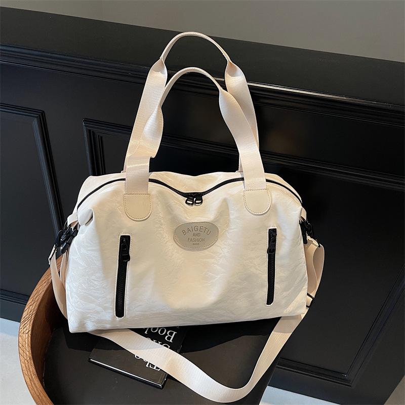 2025 Kurzstrecken-Reisetasche: Großes Fassungsvermögen Doppelreißverschluss, Modische Handtasche, Sporttasche, Vielseitiger Schulter- & Umhängetaschen-Stil