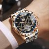 BINBOND Fashion Tourbillon Automatic Watch Men Luxury Skeleton Mechanical Wristwatch Stainless Steel Wristwatches