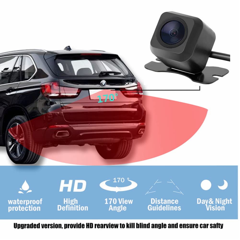 CVBS Car Reversing Camera Car Rear View Camera with HD Night Vision 170° Wide