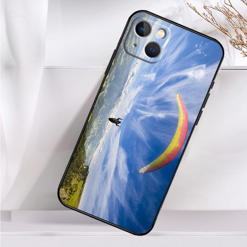 Paragliding Sport Phone Case For iPhone 14 13 12 11 16 15 Pro Max Plus Mini 7 8 X XR XS Max Soft Cover