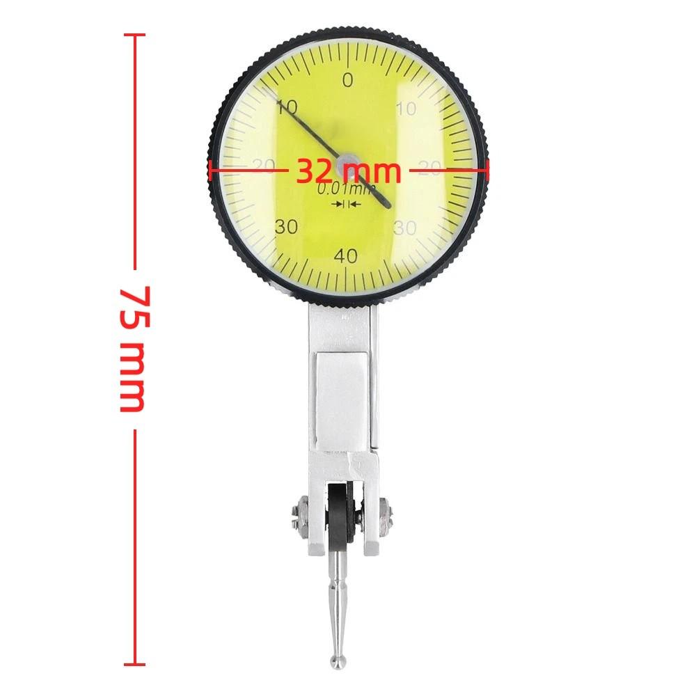 0.01mm Graduation High Accuracy Dial Indicator  for CNC Machining and Precision Manufacturing